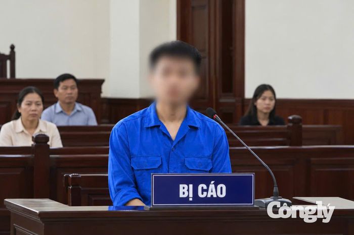 Bị cáo Tuyền tại phiên tòa.