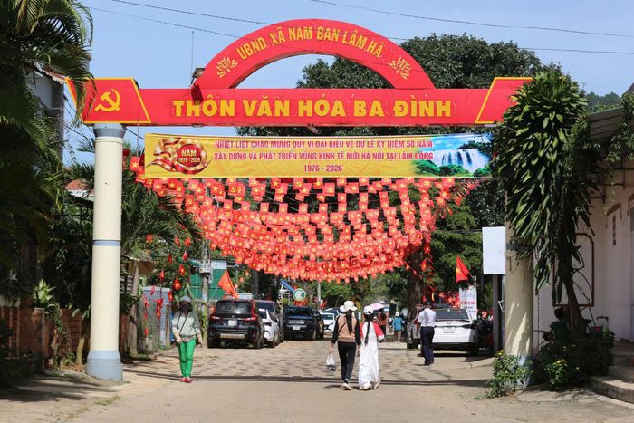 Ngày lễ kỷ niệm tại Vùng kinh tế mới Hà Nội ở tỉnh Lâm Đồng