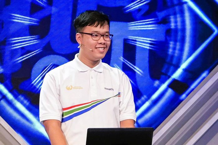 Đoàn Lê Anh Đức giành chiến thắng quý 4, vào chung kết Đường lên đỉnh Olympia năm thứ 26. Ảnh: NVCC.