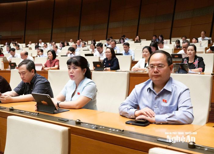 Các đại biểu tham dự phiên họp. Ảnh: V.C