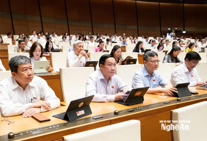 Các đại biểu tham dự phiên họp. Ảnh: V.C