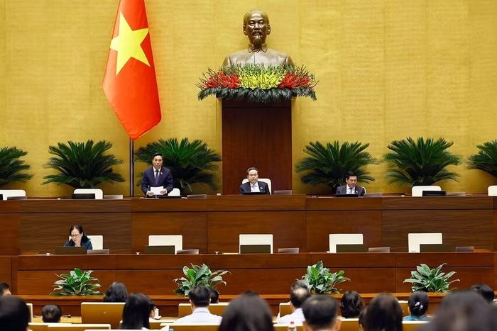 Phó Chủ tịch Quốc hội Nguyễn Doãn Anh phát biểu tại phiên họp sáng nay, ngày 26/10. (Ảnh: Doãn Tấn/TTXVN)