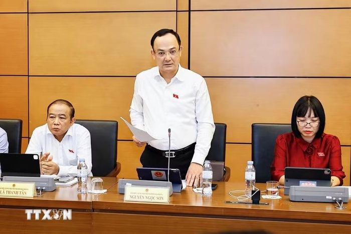 Đại biểu Nguyễn Ngọc Sơn, Đoàn ĐBQH thành phố Hải Phòng. (Ảnh: TTXVN)