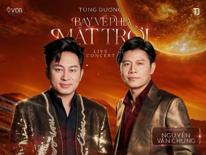 Sự góp mặt của Nguyễn Văn Chung trong concert Tùng Dương không chỉ đơn thuần là màn kết hợp giữa ca sỹ và nhạc sỹ mà còn là cuộc gặp gỡ giữa hai nghệ sĩ có cá tính riêng, cùng chung tình yêu dành cho Tổ quốc và âm nhạc. (Ảnh: BTC)