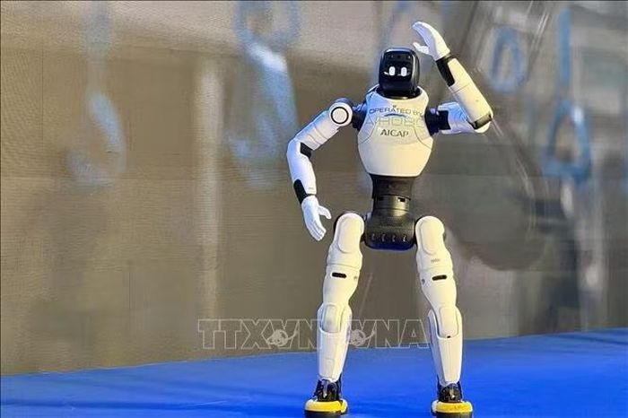 Robot được giới thiệu trong khuôn khổ sự kiện.