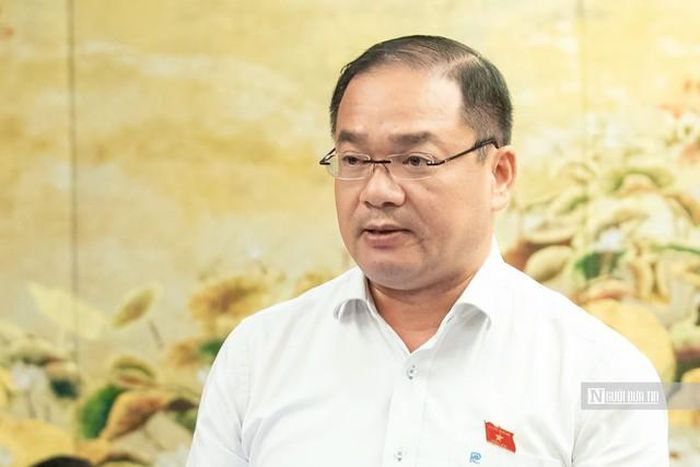 Đại biểu Nguyễn Ngọc Việt, đoàn Hà Nội (Ảnh: Hữu Thắng).