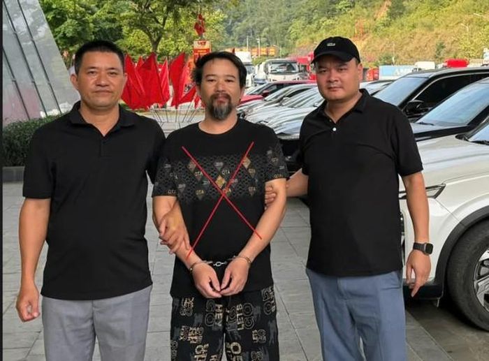 Đối tượng Lò Văn Lập bị bắt giữ. Ảnh: Công an tỉnh Lạng Sơn.
