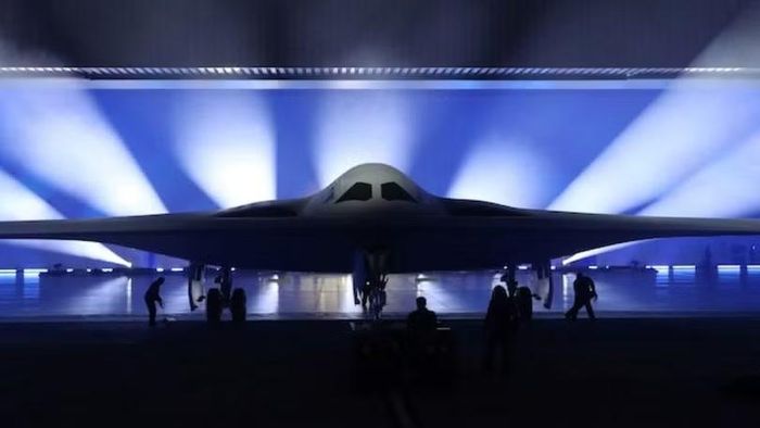 Hình ảnh chính thức của B-21 Raider do Không quân Mỹ công bố. Ảnh: Reuters.