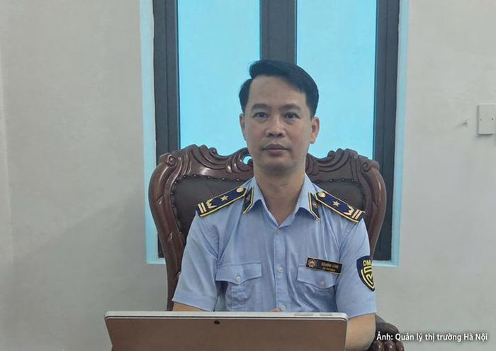 Ông Kiều Đình Cảnh, Phó Chi cục trưởng Chi cục Quản lý thị trường Hà Nội.