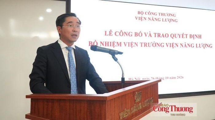 Đồng chí Phạm Quang Huy phát biểu tại Lễ bổ nhiệm.