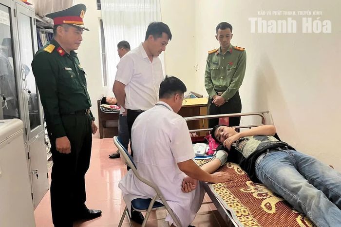 Hội đồng Nghĩa vụ quân sự xã Thanh Quân triển khai khám sơ tuyển sức khỏe cho thanh niên trong độ tuổi thực hiện nghĩa vụ quân sự.