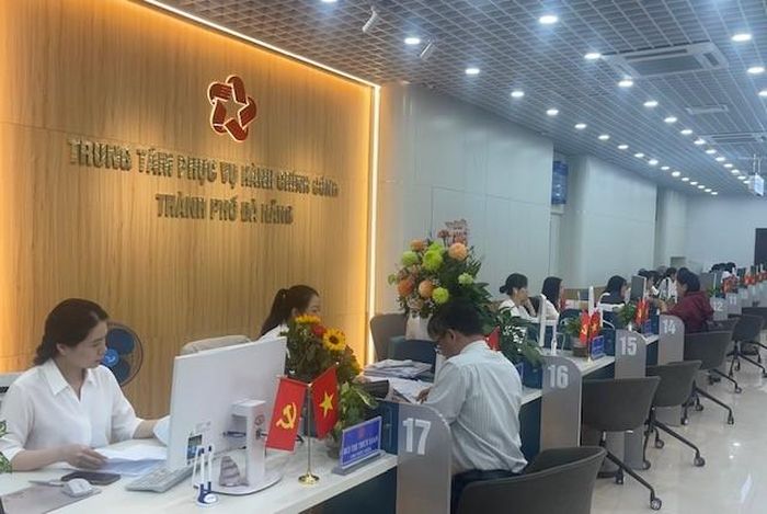 Trung tâm phục vụ hành chính công TP. Đà Nẵng. Ảnh Ngô Anh Văn