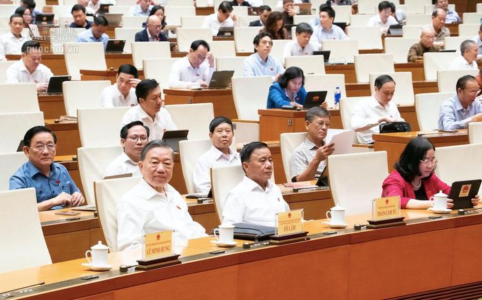 Tổng Bí thư, Chủ tịch nước Tô Lâm tham dự Phiên họp - Ảnh: Quochoi.vn