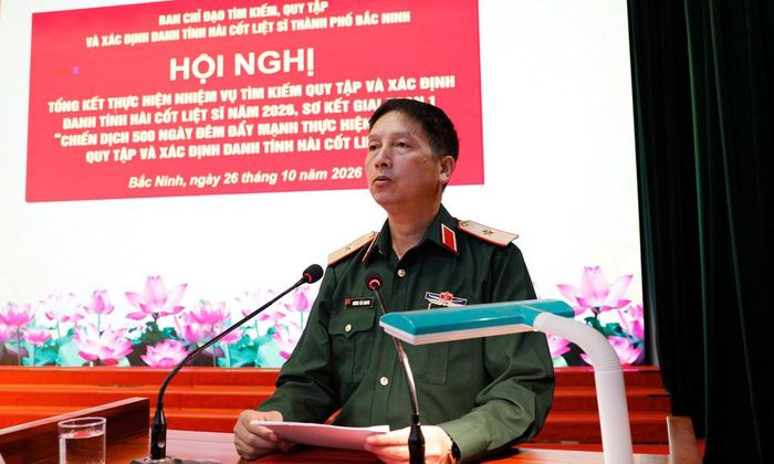 Thiếu tướng Dương Văn Quang phát biểu chỉ đạo hội nghị.