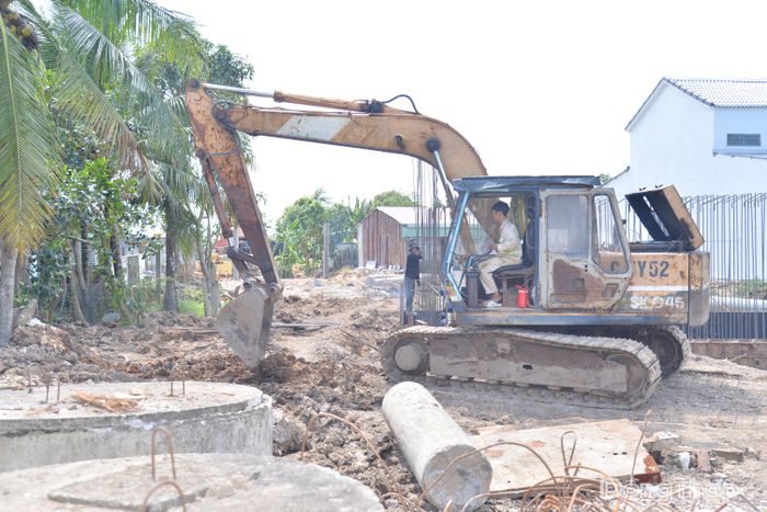 Nhà thầu đang triển khai đồng loạt các mũi thi công.