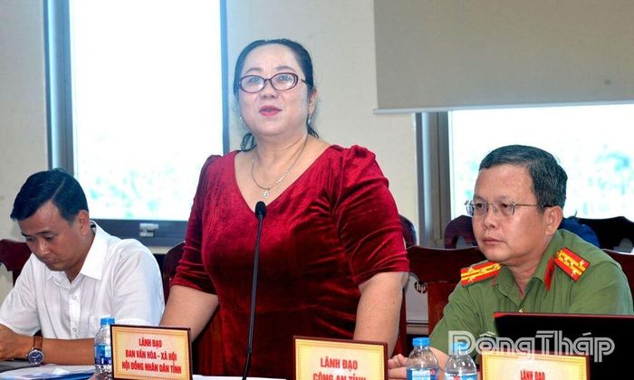 Đồng chí Nguyễn Thị Tuyết Vân, Phó Trưởng ban Ban Văn hóa - xã hội HĐND tỉnh thông tin kết quả Kỳ họp thứ 5, HĐND tỉnh khóa XI, nhiệm kỳ 2026 - 2031.
