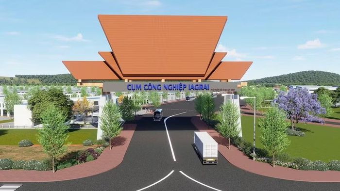  Phối cảnh Dự án Cụm công nghiệp Ia Grai. Ảnh: Huy Toàn 
