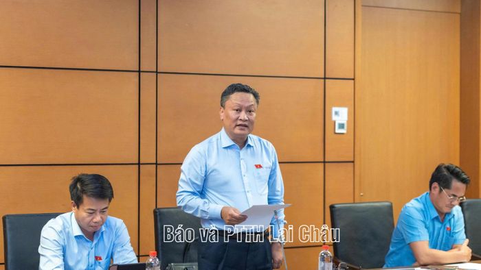 Đại biểu Vũ Minh Đạo phát biểu thảo luận.