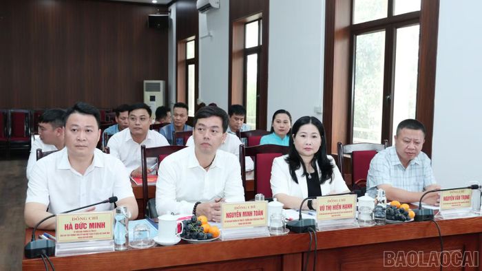 Các đại biểu dự khai mạc Kỳ thi lựa chọn nhân sự giới thiệu ứng cử chức danh Bí thư Tỉnh Đoàn Lào Cai, nhiệm kỳ 2025 - 2030.
