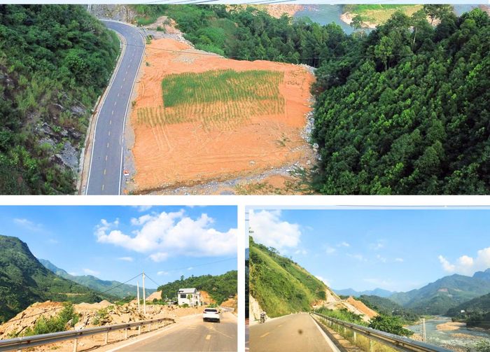 Việc đổ thải gây ảnh hưởng lớn đến cảnh quan môi trường và dòng chảy suối Ngòi Thia.