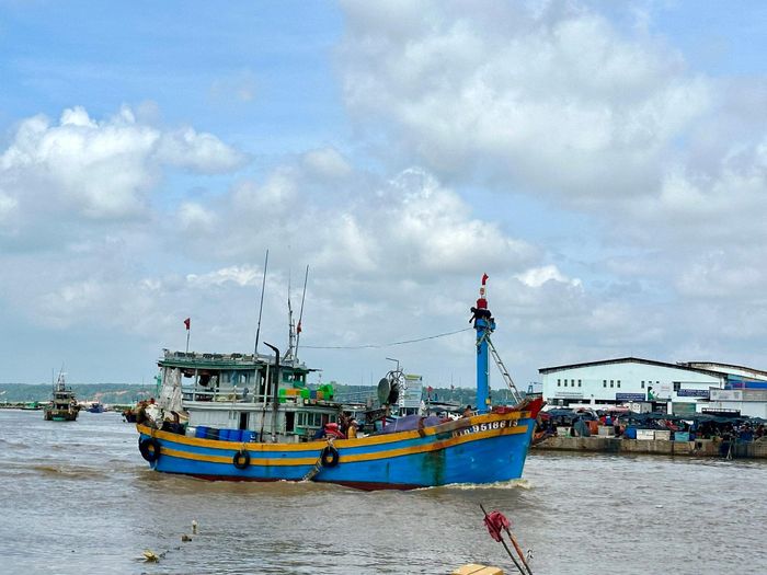 Tàu cá hoạt động tại Cảng cá Phan Thiết