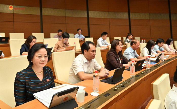 Các đại biểu tham dự phiên họp. Ảnh: Quang Khánh