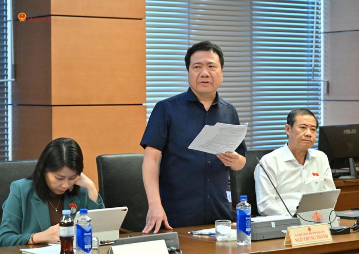 ĐBQH Ngô Trung Thành (Đắk Lắk) phát biểu