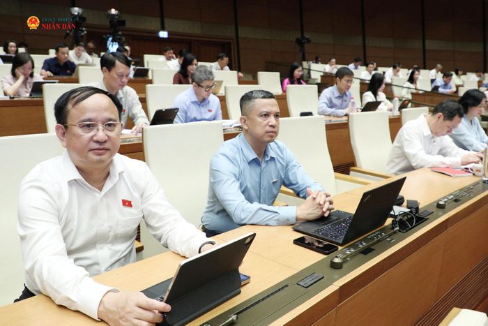 Các đại biểu dự phiên họp. Ảnh: Khánh Duy