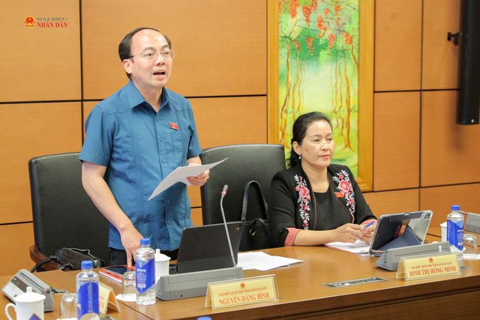ĐBQH Nguyễn Đăng Bình (Thái Nguyên) phát biểu