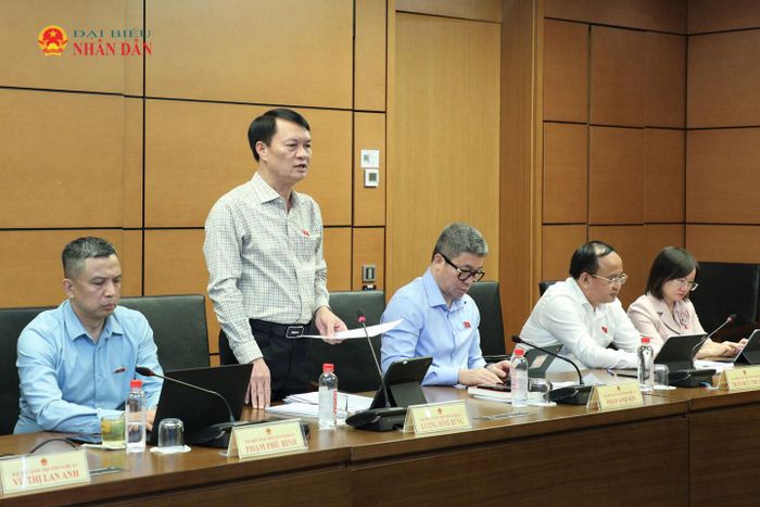 ĐBQH Lương Đình Hưng (Nghệ An) phát biểu