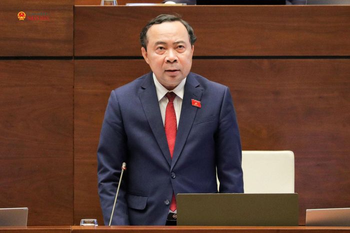 Bộ trưởng Bộ Khoa học và Công nghệ Vũ Hải Quân. Ảnh: Hồ Long