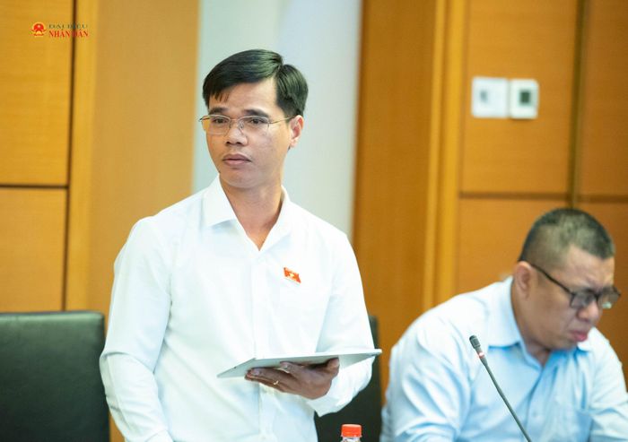 ĐBQH Nguyễn Xuân Nghiêm (TP. Đà Nẵng) phát biểu. Ảnh: Xuân Quý