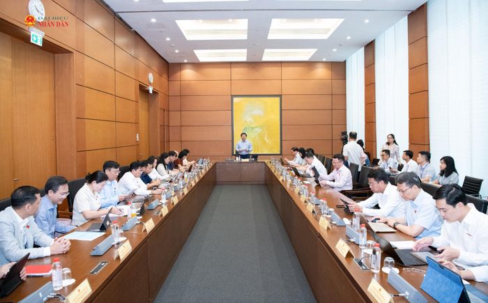 Toàn cảnh phiên thảo luận tổ.