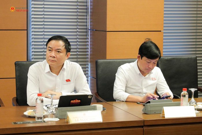 Các đại biểu tham dự phiên họp tại Tổ 2 (TP. Hồ Chí Minh)