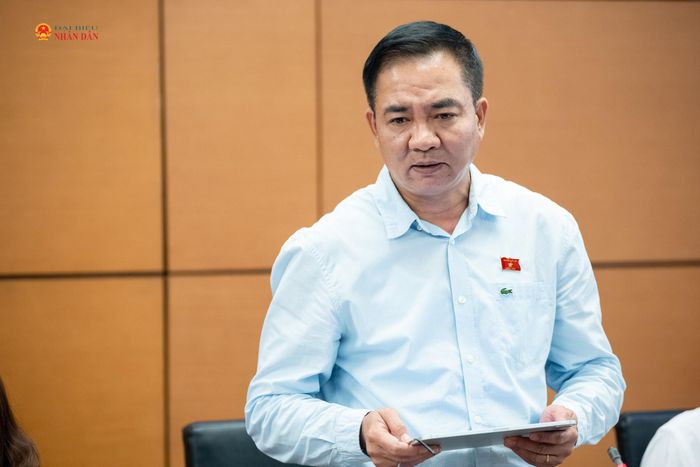 ĐBQH Nguyễn Minh Đức (TP. Hồ Chí Minh) phát biểu thảo luận tại Tổ 2