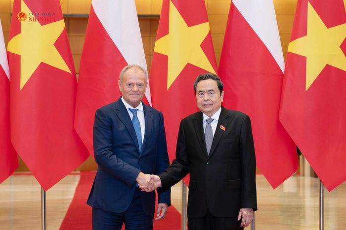 Chủ tịch Quốc hội Trần Thanh Mẫn và Thủ tướng Cộng hòa Ba Lan Donald Tusk