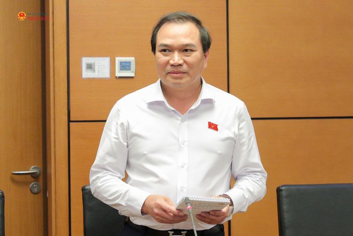 ĐBQH Nguyễn Công Hoàng (Thái Nguyên) phát biểu