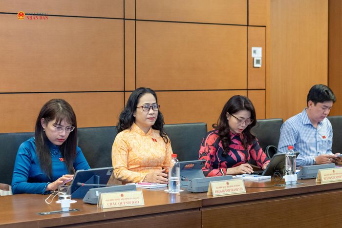Các ĐBQH tại phiên thảo luận tổ