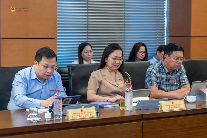 Các ĐBQH tại phiên thảo luận tổ
