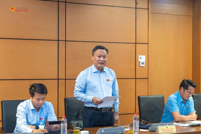 ĐBQH Vũ Minh Đạo (Lai Châu) phát biểu