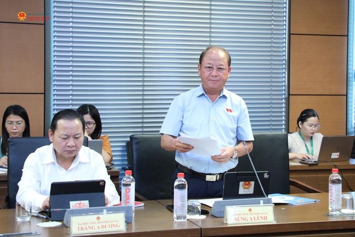 ĐBQH Sùng A Lềnh (Lào Cai) phát biểu