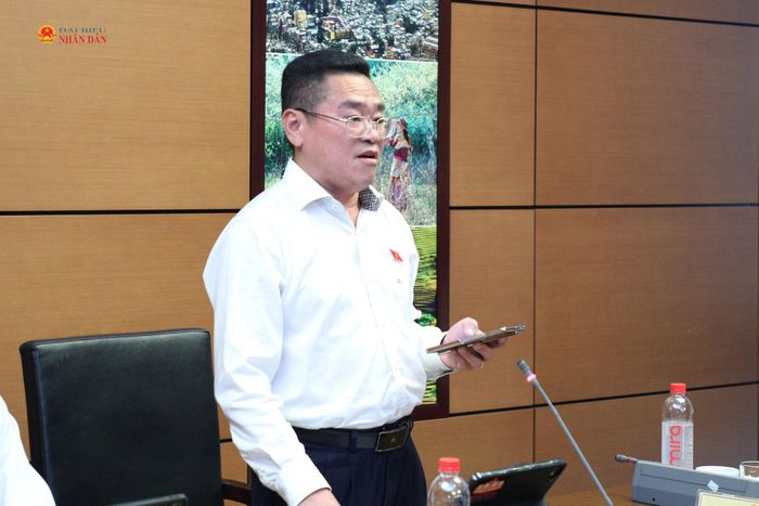 ĐBQH Nguyễn Thanh Phong (Vĩnh Long) phát biểu
