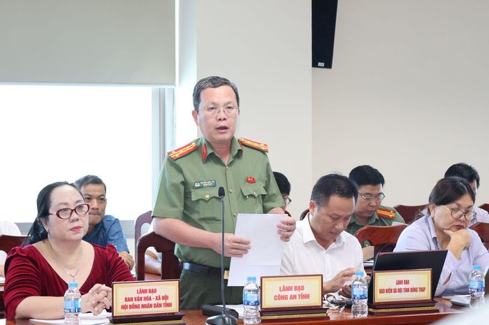 Phó Giám đốc Công an tỉnh, Đại tá Nguyễn Minh Tân nhấn mạnh, tội phạm về trật tự xã hội trên địa bàn tỉnh giảm mạnh, nhờ 4 đợt cao điểm Công an tỉnh tấn công, trấn áp loại tội phạm này