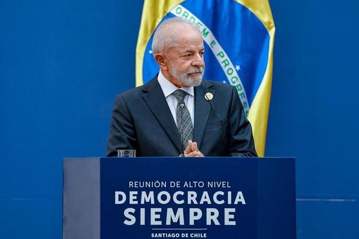 Tổng thống Brazil Luiz Inacio Lula da Silva tại Chile ngày 22/7. Ảnh: X/@LulaOficial