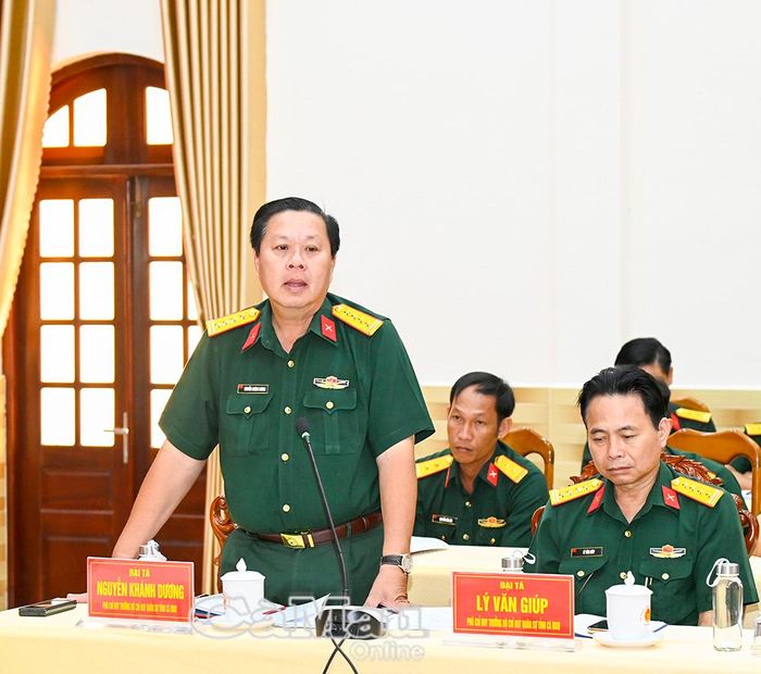 Đại tá Nguyễn Khánh Dương, Phó Chỉ huy trưởng Bộ CHQS tỉnh Cà Mau, khẳng định, Bộ CHQS tỉnh sẽ phối hợp chặt chẽ với đoàn thanh tra.