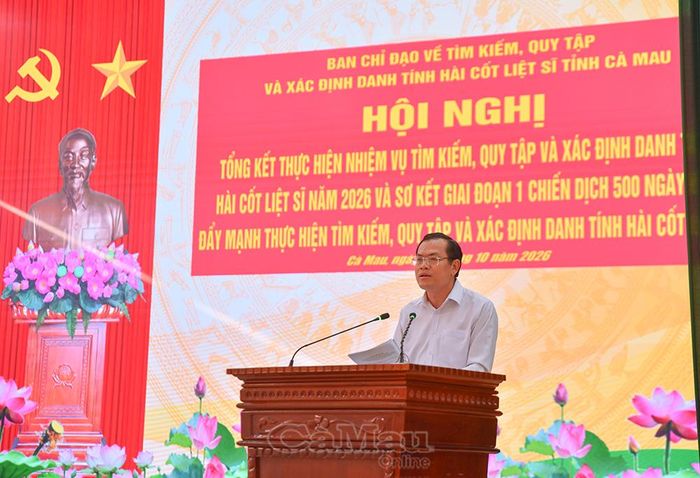 Phó Chủ tịch UBND tỉnh Ngô Vũ Thăng, Trưởng ban Chỉ đạo 515 tỉnh, phát biểu chỉ đạo tại hội nghị.