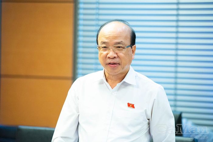 Đại biểu Phan Chí Hiếu, Uỷ viên Ban Chấp hành Trung ương Đảng, Uỷ viên Uỷ ban Thường vụ Quốc hội, Chủ nhiệm Uỷ ban Pháp luật và Tư pháp của Quốc hội, góp ý hoàn thiện các quy định của dự thảo Luật An ninh dữ liệu.