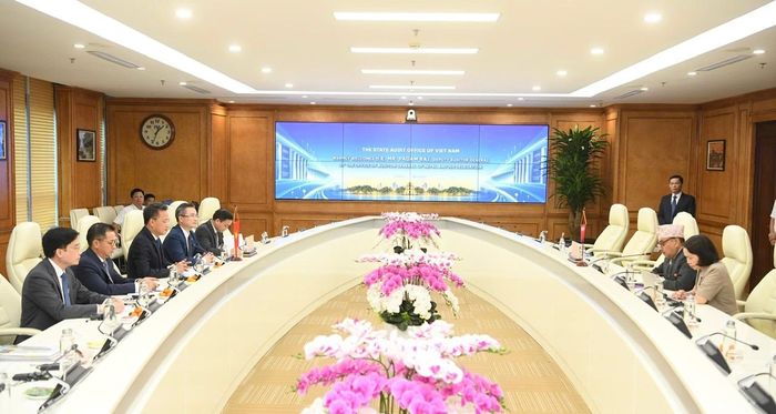 Quang cảnh cuộc tiếp. Ảnh: NHƯ Ý