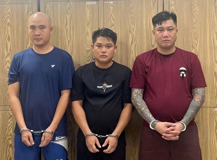 3 đối tượng bị bắt. Ảnh: CA.