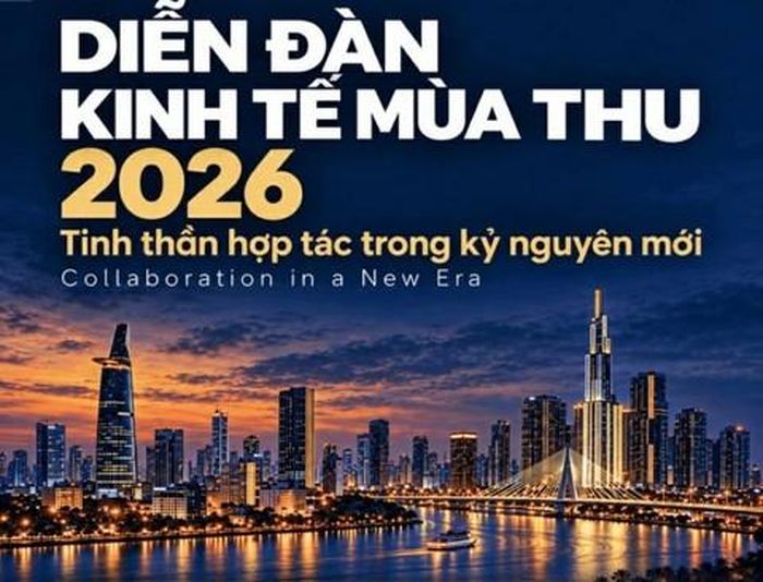 Diễn đàn Kinh tế mùa Thu 2026 được tổ chức tại Trung tâm hội nghị và sự kiện Thiskyhall Sala, số 10 Mai Chí Thọ, phường An Khánh, TPHCM